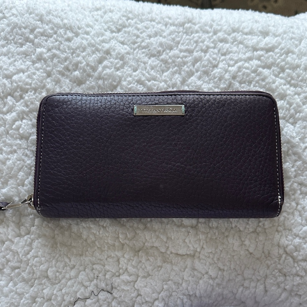 Tiffany & Co. Purple Leather Wallet